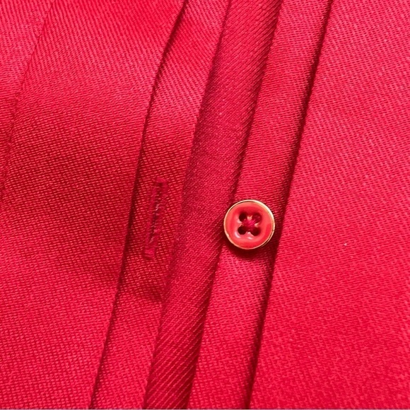 2/25 cabi Blazer Red Valentine Linen Blend Blazer Jacket M - Picture 4 of 6